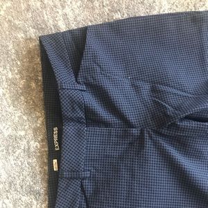 Blue/black pattern: EXPRESS EDITOR TROUSERS